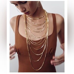 ZARA MULTICHAIN NECKLACE